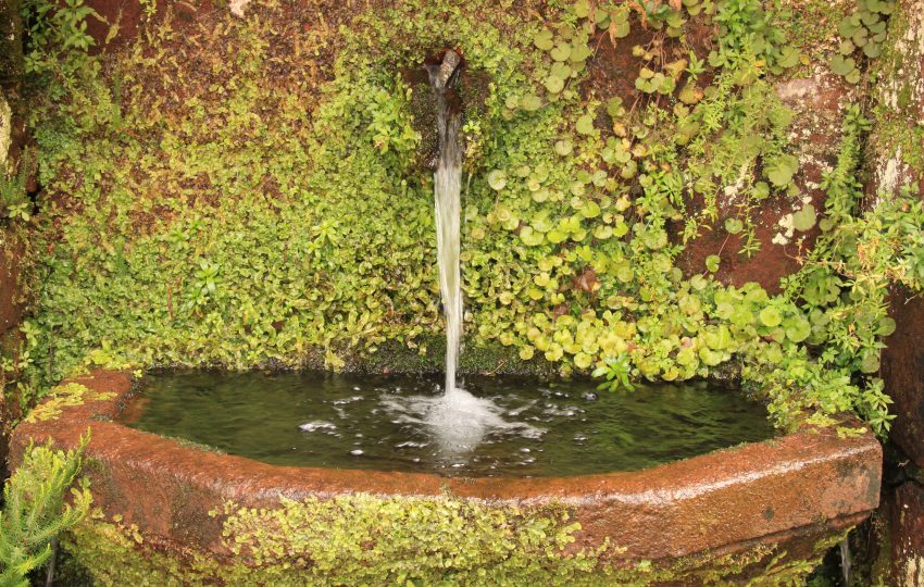 Cascade des 25 Fontaines lors d'une randonnée à Madère