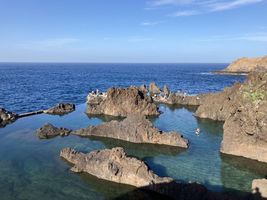 Piscines naturelles de Porto Moniz lors d'une semaine à Madère