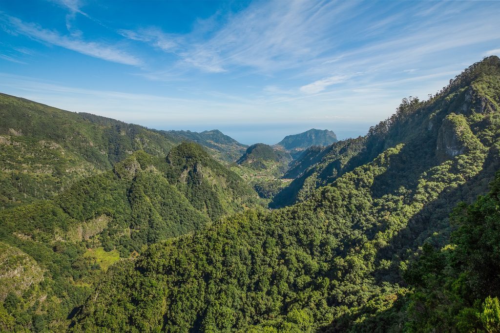Vallée de São Vicente sur la côte nord de Madère