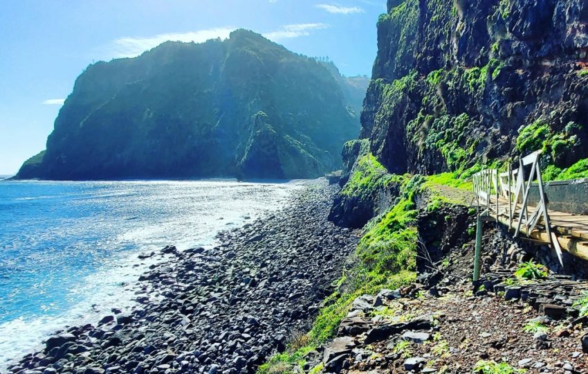 Un paysage entre terre et mer à Madère